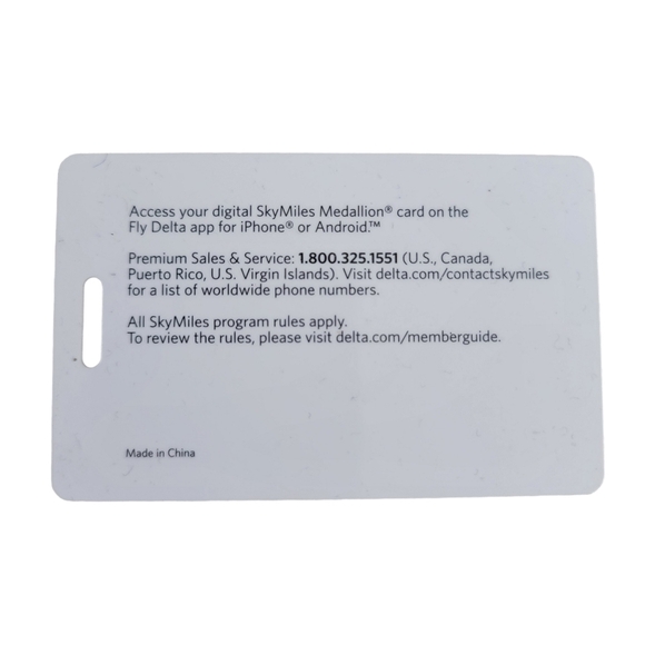 DELTA Platinum Bag - Luggage Tag NWOT - Picture 2 of 4